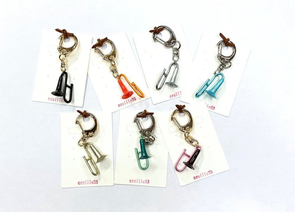 oreille33　キーホルダー　トロンボーン 画像 1