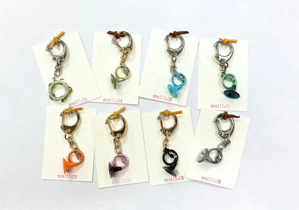 oreille33　キーホルダー　ホルン 画像 1