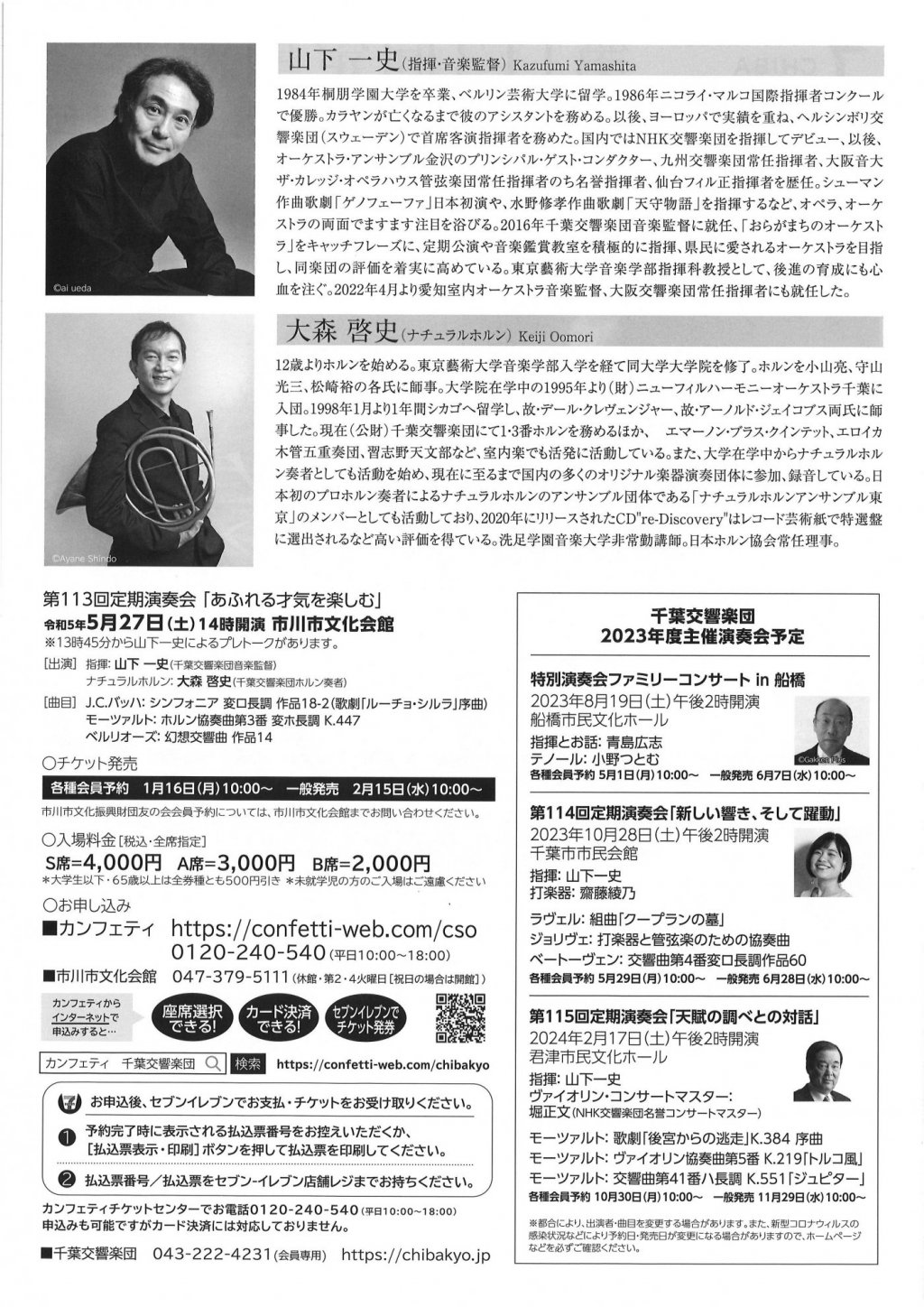 千葉交響楽団 第113回定期演奏会「あふれる才気を楽しむ」