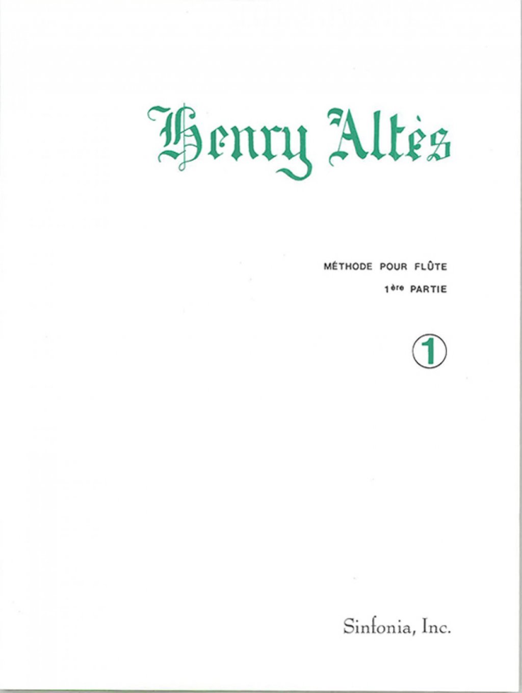 「アルテス・フルート奏法 第一巻」 画像 1