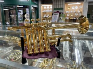 ピッコロトランペット 金メッキ