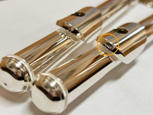 はじめの1本として人気の白銅製フルート