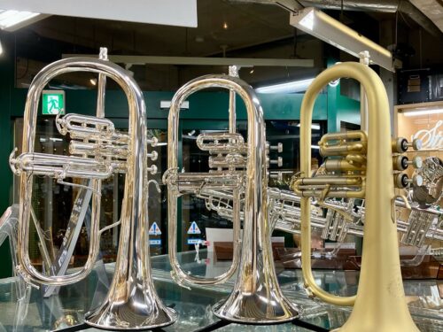 B&Sフリューゲルホルンも続々入荷中